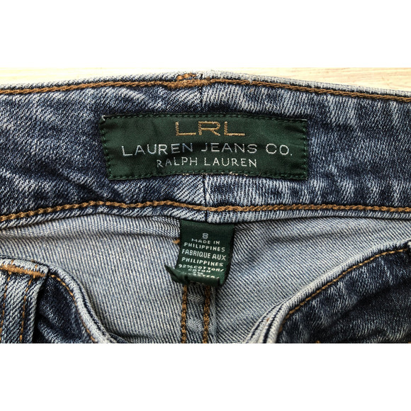 LRL, Lauren Jean Co., Heritage, Women's Jeans, Size 8, Straight Leg, Medium Wash - Picture 3 of 6
